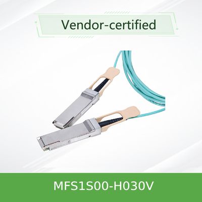 InfiniBand Mellanox AOC কেবল উচ্চ গতির আন্তঃসংযোগ কেবল MFS1S00-H030V