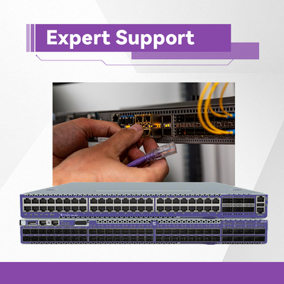 48 পোর্ট X460 চরম নেটওয়ার্ক AVB সুইচ 48T 10 100 1000BASE -T কম ল্যাটেন্সি Mbps স্ট্যাকযোগ্য আসল