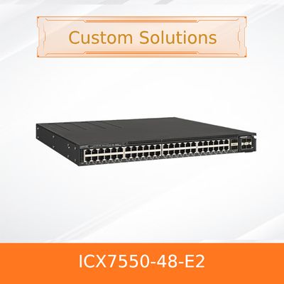 উন্নত রুকাস Icx7550-48-E2 ইথারনেট সুইচ