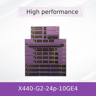 এক্সট্রিম নেটওয়ার্ক সুইচ X440 সিরিজ সুইচ X440-G2-24p-10ge4 এক্সট্রিম Xos