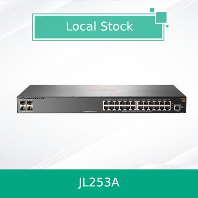 Hpe Aruba নেটওয়ার্কিং ২৯৩০এফ ২৪জি ৪এসএফপি+ সুইচ (জেএল২৫৩এ) নতুন এবং আসল