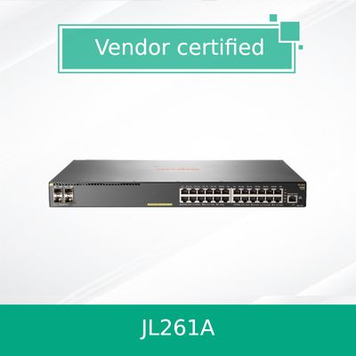 Hpe Aruba নেটওয়ার্কিং ২৯৩০এফ ২৪জি পোই+ ৪এসএফপি ৩৭০ডব্লিউ সুইচ (জেএল২৬১এ) নতুন এবং আসল
