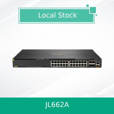 Hpe Aruba Networking Cx 6300m 24-পোর্ট 1gbe ক্লাস 4 Poe এবং 4-পোর্ট SFP56 সুইচ (JL662A)