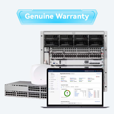 আসল নতুন C9200-48t-a 9200 সিরিজ এন্টারপ্রাইজ সুইচ 48 পোর্টস-এর সাথে 10/100/1000Mbps