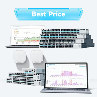 শিল্প নেটওয়ার্ক সুইচ C9200L-48p-4X-a একেবারে নতুন Cisco নেটওয়ার্ক সুইচ স্টকে C9200L-48p-4X-a