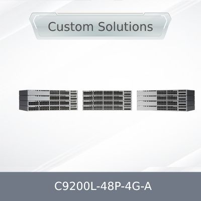 সিসকো নিউ অরিজিনাল C9200L-48p-4G-a 9200L 48 পোর্ট 10/100/1000 Poe+ 4X1g Uplink সুইচ নেটওয়ার্ক অ্যাডভান্টেজ C9200L-48p-4G-a