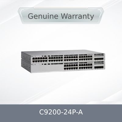 নেটওয়ার্ক এডভান্টেজ সহ নতুন অরিজিনাল C9200-24p-a 24-পোর্ট পো+ সুইচ