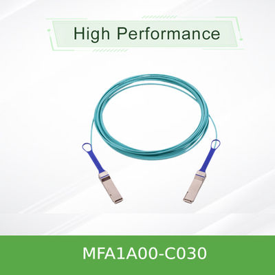 NVIDIA MFA1A00-C030 QSFP28 অ্যাক্টিভ অপটিক্যাল ক্যাবল 100Gb/s AOC 30m দৈর্ঘ্য 100GbE & InfiniBand EDR