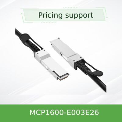 NVIDIA Mellanox MCP1600-E003E26 100Gb/s QSFP28 প্যাসিভ ডাইরেক্ট অ্যাটাচ কপার কেবল – 3m, EDR InfiniBand, লো ল্যাটেন্সি, ডেটা সেন্টার ইন্টারকানেক্টের জন্য প্রায় শূন্য পাওয়ার
