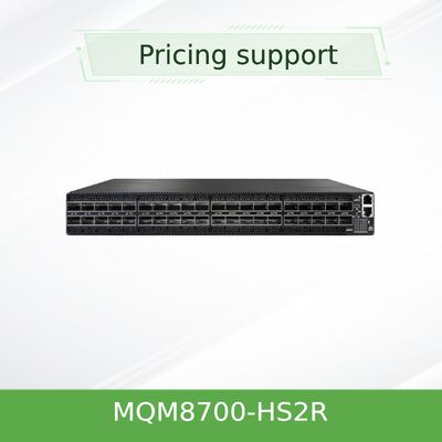 NVIDIA Quantum MQM8700-HS2R 200G InfiniBand Switch | 40-Port 16Tb/s Managed Switch with C2P Airflow