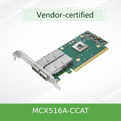 MCX516A-CCAT Dual-Port 100GbE Ethernet Adapter by NVIDIA