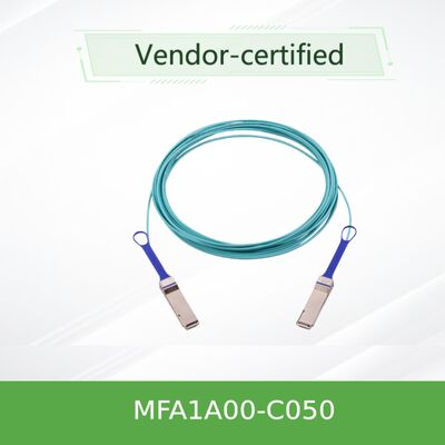 NVIDIA MFA1A00-C050 – ডেটা সেন্টার এবং ইথারনেট নেটওয়ার্কের জন্য 100G AOC