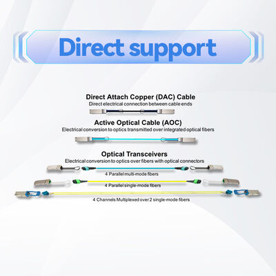 Mellanox MCP1600-E001E30 100Gb/s QSFP28 প্যাসিভ DAC কেবল – 1m, 30AWG, EDR InfiniBand