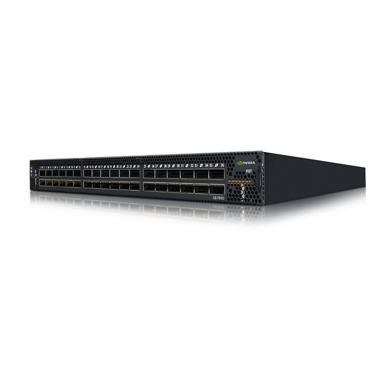 36p বাহ্যিকভাবে পরিচালিত EDR 100Gb/S স্মার্ট Mellanox Infiniband সুইচ MSB7890-ES2F নন-ব্লকিং