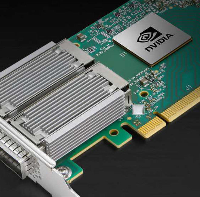 EDR/100GbE VPI নেটওয়ার্ক অ্যাডাপ্টার কার্ড Mellanox 100gbe Nic MCX556A-EDAT ConnectX-5 QSFP28