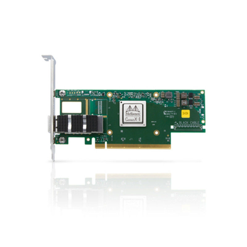 একক পোর্ট 100Gb Mellanox নেটওয়ার্ক কার্ড Nic MCX653105A-ECAT-SP ConnectX-6