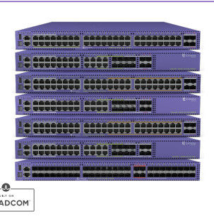 RJ45 48x Extreme X460 Switch PoE+ কনসোল পোর্ট 10GE4 বেস 48 পোর্ট