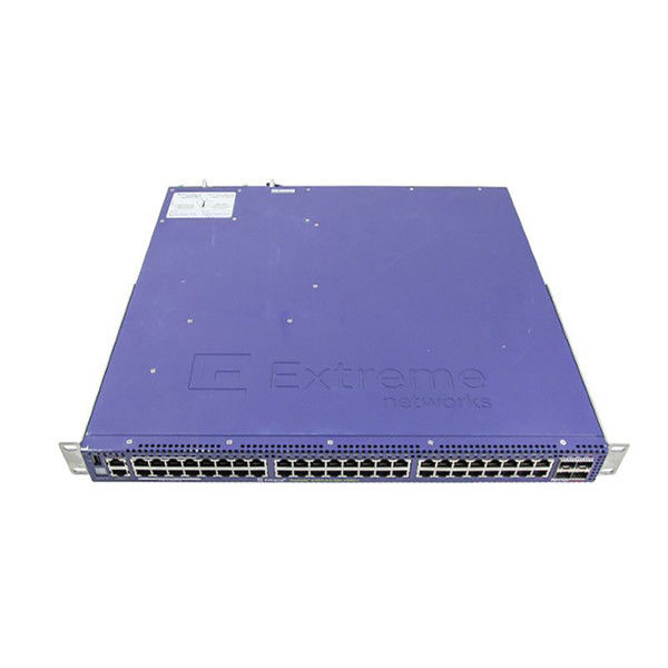 RJ45 48x Extreme X460 Switch PoE+ কনসোল পোর্ট 10GE4 বেস 48 পোর্ট