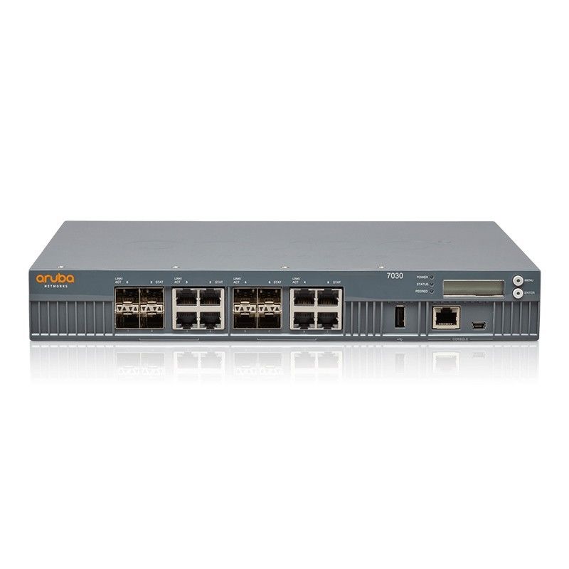 7000 সিরিজ WLAN 7030 আরুবা কন্ট্রোলার 64 AP 7030-RWJW686A 8 কম্বো পোর্ট