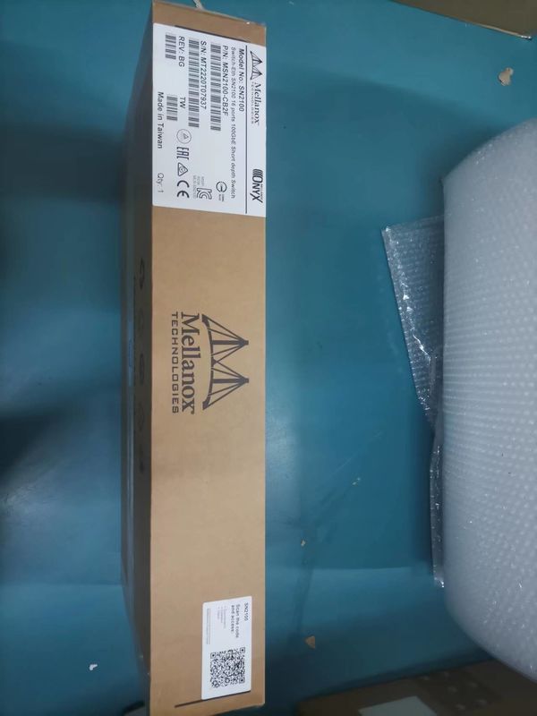 2 কোর শর্ট ডেপথ Mellanox SN2000 স্যুইচ MSN2100-CB2F 100GbE 1U 16 QSFP28 পোর্ট 2 AC PSUs X86