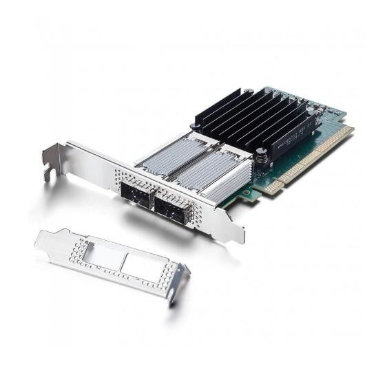 PCIe3.0 X16 ConnectX-4 EN ইথারনেট Mellanox Nic কার্ড MCX416A-CCAT 100GbE QSFP28