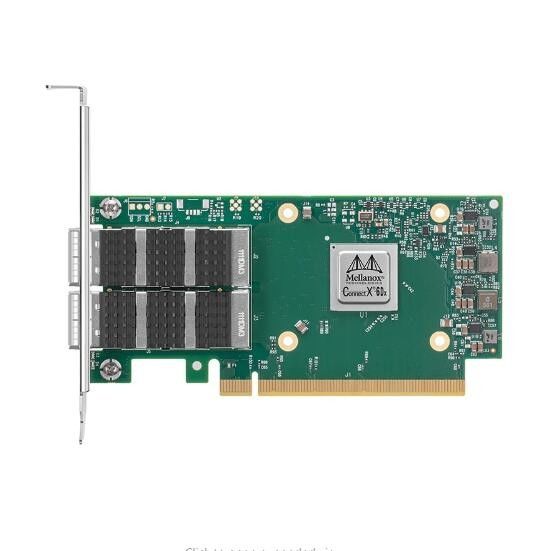 QSFP56 Mellanox ইথারনেট অ্যাডাপ্টার NIC ConnectX-6 Dx EN 100GbE নেটওয়ার্ক কার্ড MCX623106AN-CDAT