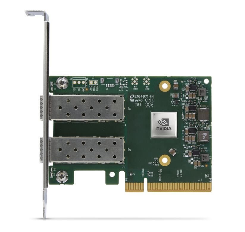 ConnectX-6 DX EN ইন্টারফেস Mellanox নেটওয়ার্ক কার্ড MCX623105AN-VDAT 100GbE ডুয়াল পোর্ট QSFP56