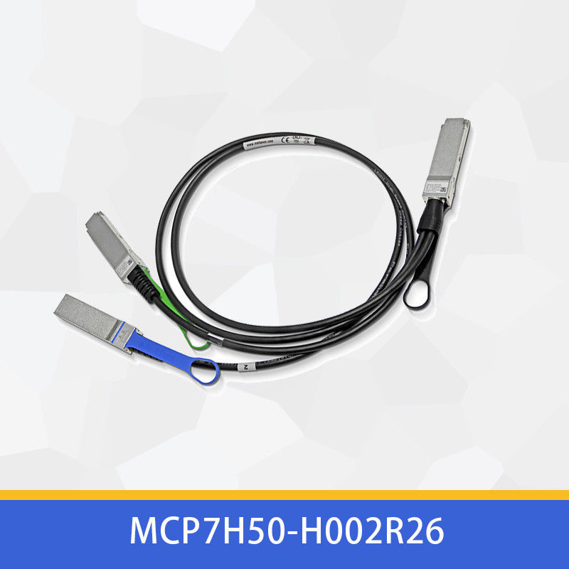 2m HDR100 Mellanox DAC কেবল ডাইরেক্ট অ্যাটাচ ফাইবার ক্যাবল MCP7H50-H002R26 MCP7H50-V0xxR QSFP56