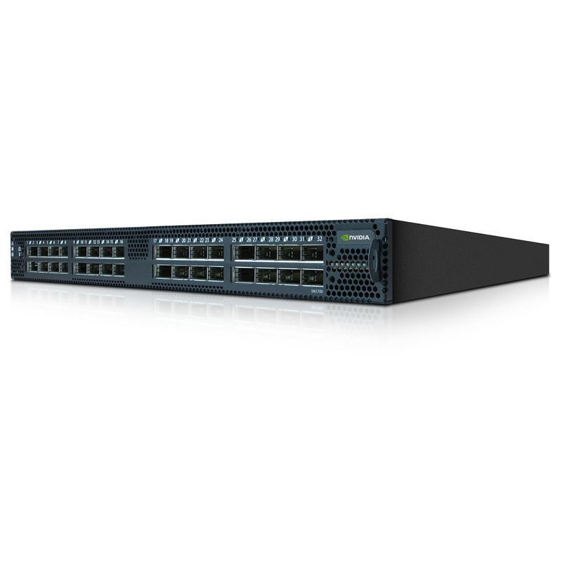 MSN3700-CS2F স্পেকট্রাম-2 ভিত্তিক 100GbE 1U Open mellanox নেটওয়ার্ক সুইচ করুন Onyx 32 QSFP28 পোর্টের সাথে