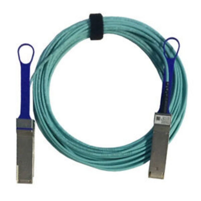MFA1A00-E005 সক্রিয় অপটিক্যাল কেবল InfiniBand EDR পর্যন্ত 100Gb/S QSFP LSZH 5m Mellanox AOC কেবল