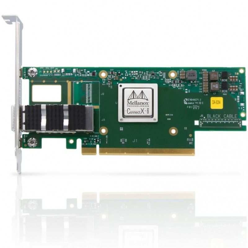 MCX653106A-ECAT Mellanox 100gb Nic ConnectX- 6 VPI Hdr100 Edr Ib ডুয়াল পোর্ট