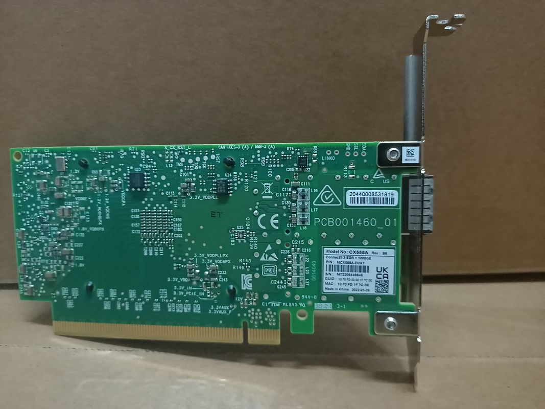 MCX4121A-XCAT ConnectX-4 Lx EN Mellanox নেটওয়ার্ক কার্ড 10GbE ডুয়াল পোর্ট SFP28 PCIe3.0 X8
