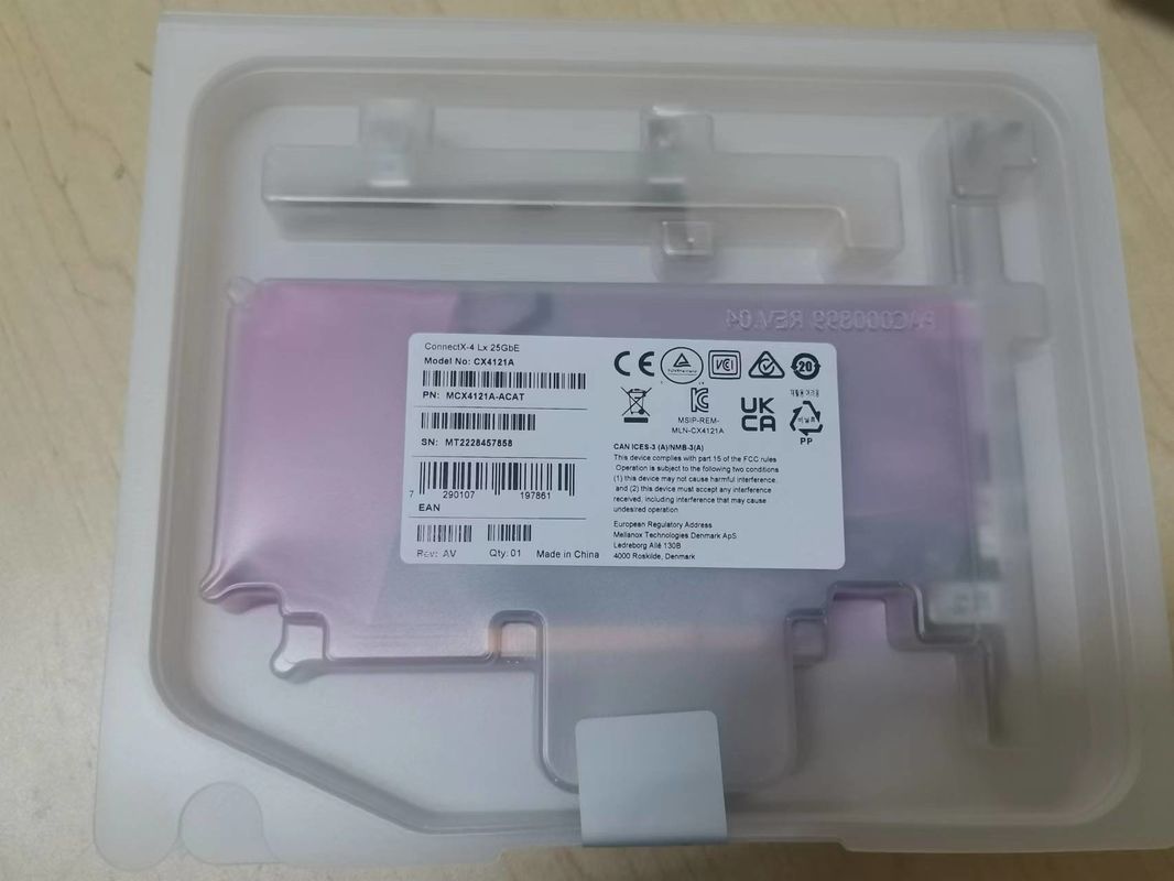 Mellanox ConnectX-4 Lx EN 25GbE ডুয়াল পোর্ট SFP28 PCIe3.0 X8 নেটওয়ার্ক ইন্টারফেস কার্ড MCX4121A-ACAT