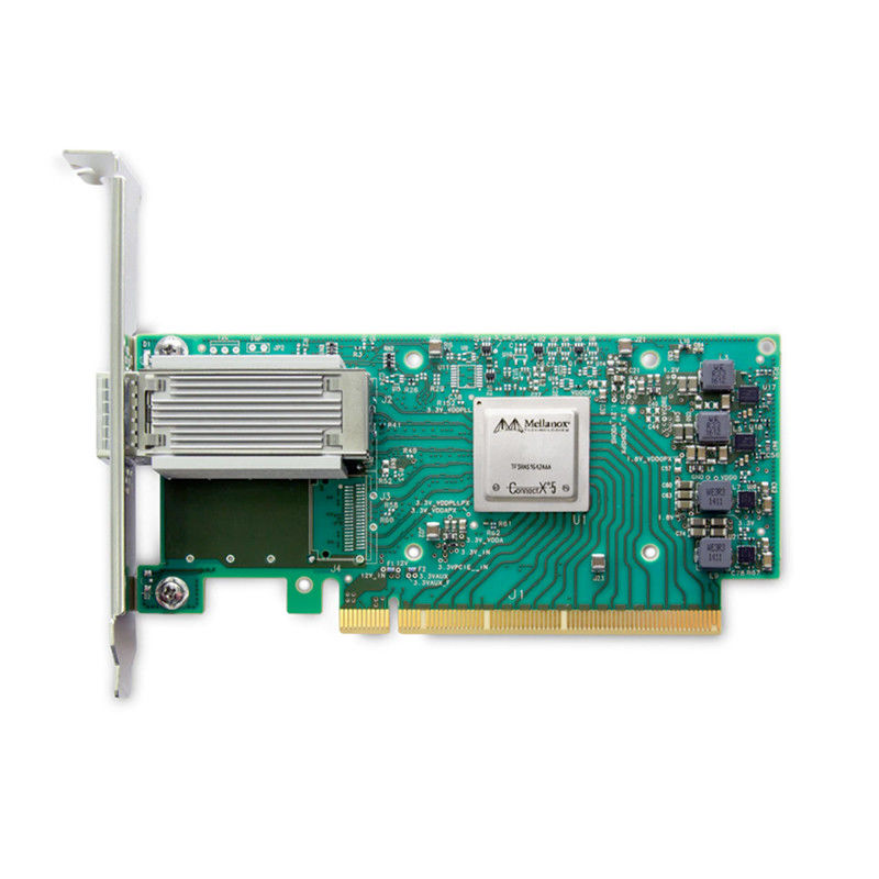 মূল MCX653106A-ECAT সংযোগ X-6 100Gb/S ডুয়াল পোর্ট QSFP56 ইথারনেট অ্যাডাপ্টার