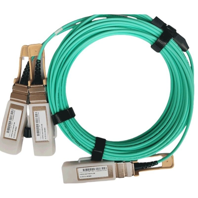 অপটিক্যাল ট্রান্সিভার হট-প্লাগযোগ্য এবং 200G QSFP56 থেকে 2x 100G QSFP56 অ্যাক্টিভ অপটিক্যাল ক্যাবল ব্রেকআউট PAM4 মডুলেশন সহ