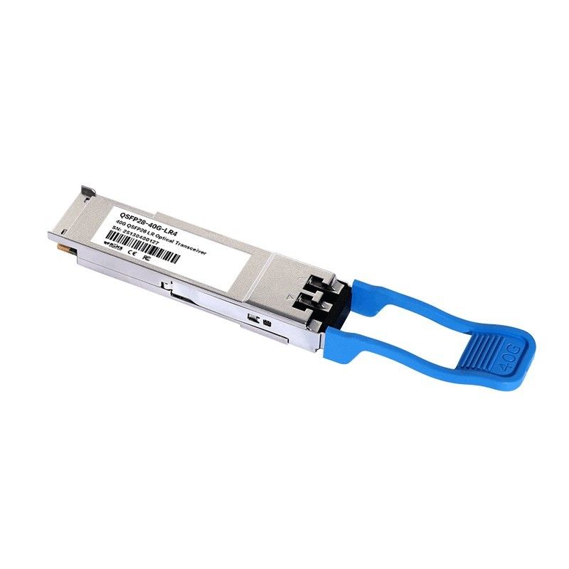 ট্রান্সমিশন দূরত্ব 10km 40Gb/s QSFP LR4 অপটিক্যাল ট্রান্সিভার 1277.5nm 10km Duplex LC for Speed Fiber Optic Equipment