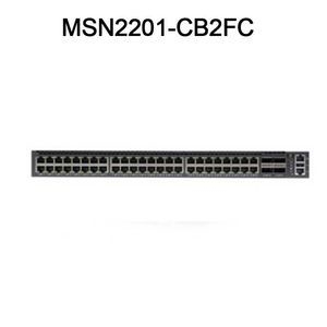 শক্তিশালী ইনফিনিব্যান্ড প্রযুক্তি MSN2201-CB2FC Nvidia 920-9n110-00f1-0c0 48 RJ45 এবং 4 Qsfp28 পোর্টস ২ পাওয়ার সাপ্লাই সুইচ