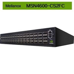 Cumulus Linux 64 Qsfp28 পোর্ট 2 পাওয়ার সাপ্লাই AC X86 CPU স্ট্যান্ডার্ড গভীরতা P2c MSN4600-CS2FC 100gbe সহ ওপেন ইথারনেট সুইচ