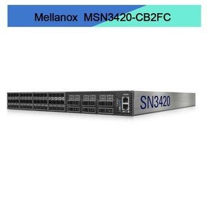 নেটওয়ার্কিং সলিউশন MSN3420-CB2FC ইথারনেট সুইচ 48 SFP28 12 Qsfp28 পোর্ট দ্রুত ডেটা স্থানান্তরের জন্য