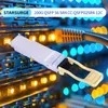 Qsfp56 Sr4 200gb বেস-Sr4 850nm 100m Dom MPO-12/Upc Mmf Qsfp56-200g-Sr4 200g Sr4 অপটিক্যাল ট্রান্সিভার মডিউল