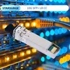 উচ্চ-পারফরম্যান্স 10g SFP+ ট্রান্সসিভার মডিউল নেটওয়ার্কের জন্য 10km সিঙ্গেল মোড ফাইবার হট প্লাগেবল কম বিদ্যুত খরচ RoHS