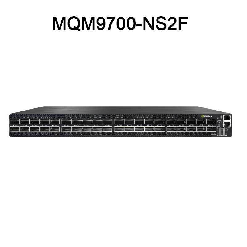 MQM9700-NS2F মেলানক্স ইনফিনিব্যান্ড সুইচ কোয়ান্টাম ২ এনডিআর সফটওয়্যার ৬৪ এনডিআর পোর্ট ৩২ ওএসএফপি পোর্ট ২ পাওয়ার