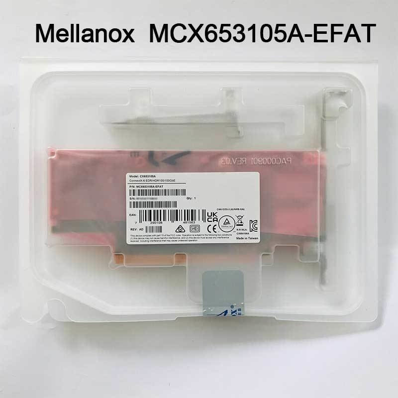 সার্ভারের জন্য 100g MCX653105A-EFAT Mellanox নেটওয়ার্ক কার্ড ConnectX-6 VPI অ্যাডাপ্টার