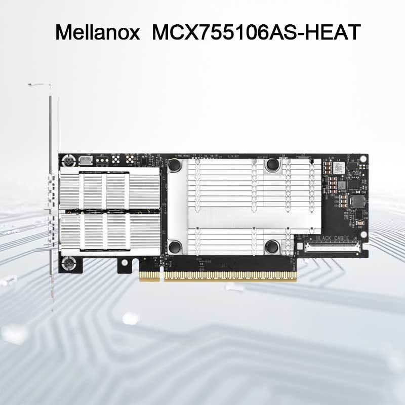 MCX755106as-তাপ (900-9X7AH-0078-DTZ) ডুয়াল পোর্ট সহ এনভিডিয়া কানেক্টএক্স-৭ ২০০জি ইথারনেট অ্যাডাপ্টার