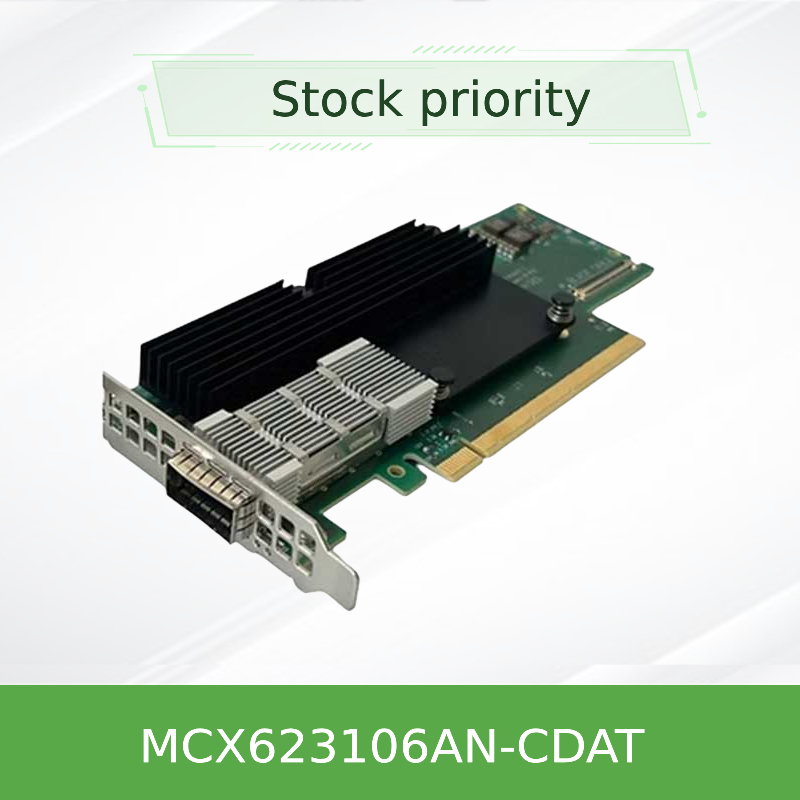 QSFP56 Mellanox ইথারনেট অ্যাডাপ্টার NIC ConnectX-6 Dx EN 100GbE নেটওয়ার্ক কার্ড MCX623106AN-CDAT
