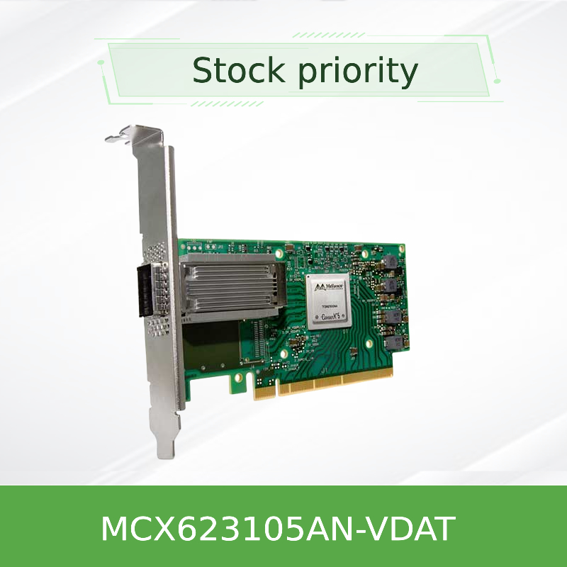 ConnectX-6 DX EN ইন্টারফেস Mellanox নেটওয়ার্ক কার্ড MCX623105AN-VDAT 100GbE ডুয়াল পোর্ট QSFP56