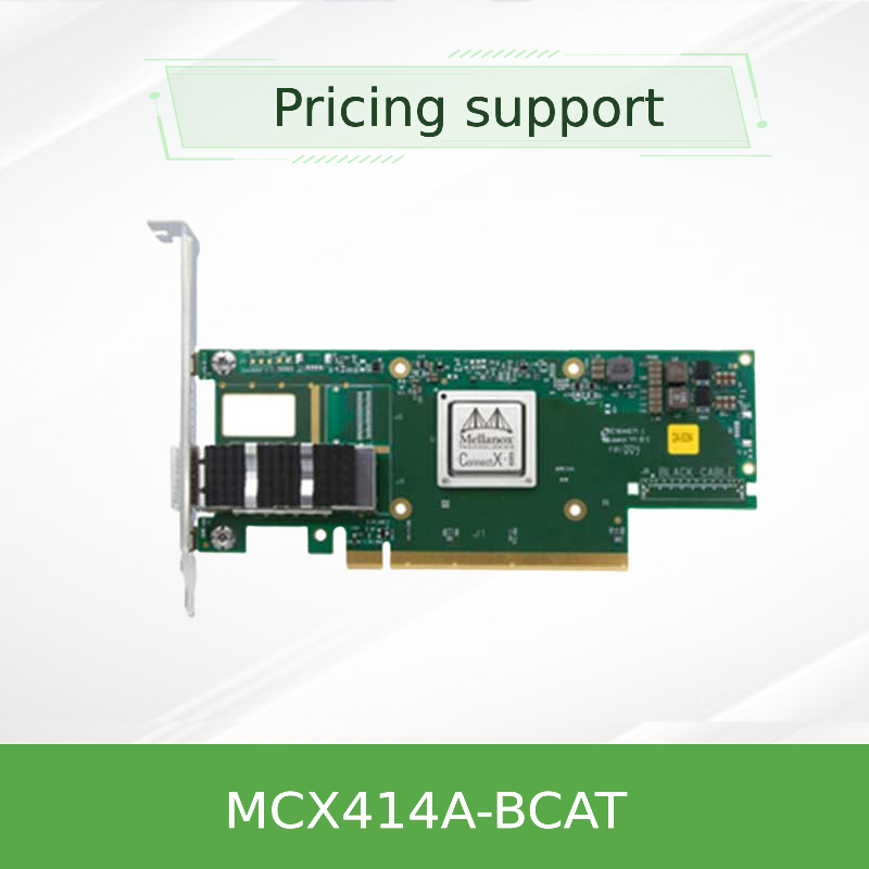 Nvidia 900-9X426-0054-Sq0 MCX414A-Bcat Connectx-4 এন নেটওয়ার্ক ইন্টারফেস কার্ড, 40/56gbe ডুয়াল-পোর্ট Qsfp28, Pcie3.0 X8, লম্বা ব্র্যাকেট