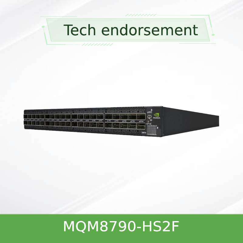 40 QSFP56 পোর্ট Mellanox কোয়ান্টাম এইচডিআর ইনফিনিব্যান্ড সুইচ 200 গিগাবাইট / সেকেন্ড MQM8790-HS2F