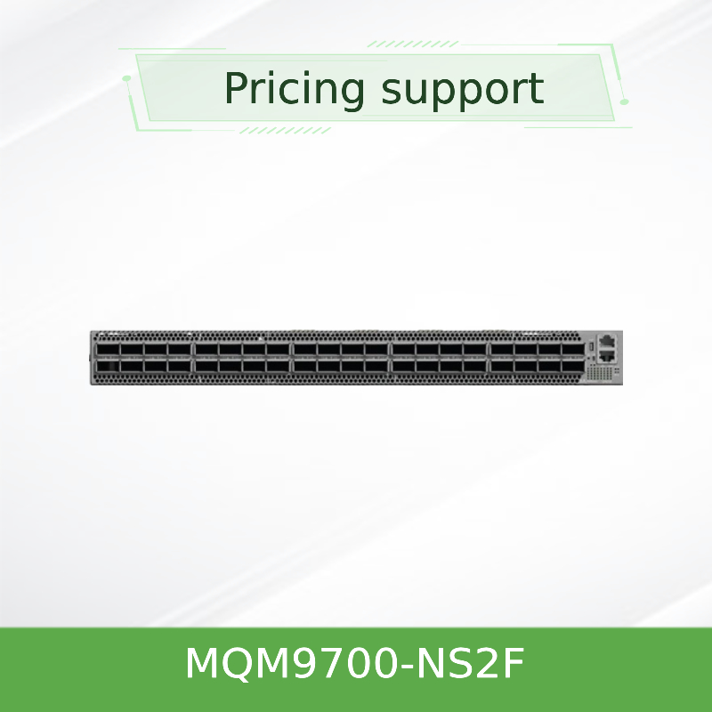 ইনফিনিব্যান্ড MQM9700-NS2F(920-9B210-00FN-0M0) মেলানোক্স নেটওয়ার্ক সুইচ ১ইউ এনডিআর 400Gb/S সার্ভারের জন্য
