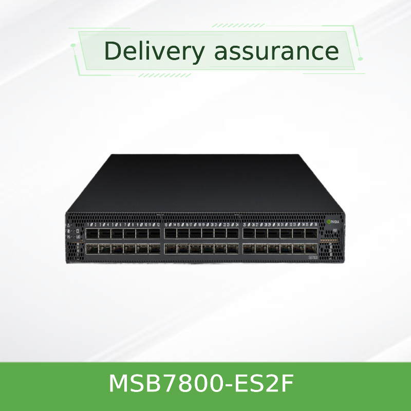 Mellanox MSB7800-ES2F ইনফিনিব্যান্ড EDR 100Gb/S সুইচ সিস্টেম 36 QSFP28 পোর্ট 1U